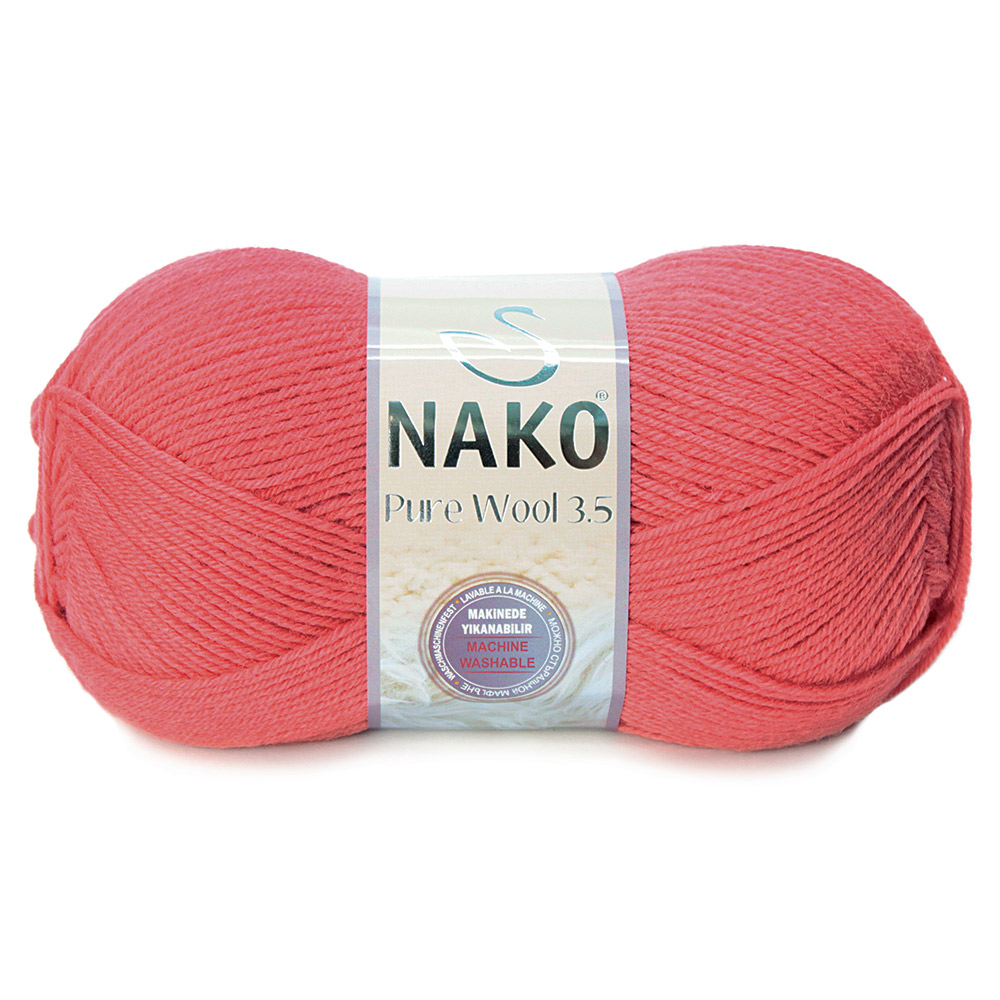 картинка Пряжа NAKO Pure wool 3.5 цвет 11208 от магазина Мастерская Чародеек